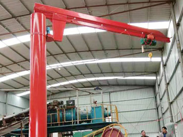 Fixed column rotatie boom crane