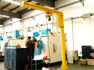 360 graden draaiende cantilever crane